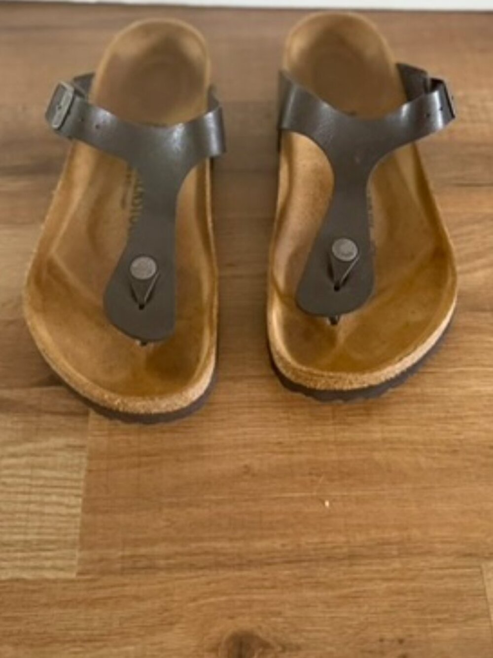 Black Birkenstock Gizeh sandals Size 8